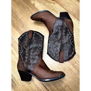 Dingo Dark Brown Western Boots